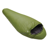 ANDES MOUNTAIN Pear Grey Goose Down Mummy Sleeping Bag with 20D Nylon Water Repellent Ripstop 800 g Goose Down Filling FP 700 for Adult Mountaineering Hiking Backpacking Camping in Winter and Extreme Cold Weather