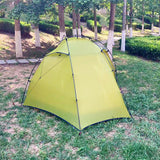 1.5 Person Ultralight 15D 2-side silicone coating nylon waterproof ripstop  Backpacking Tent with 3 carbon fiber poles